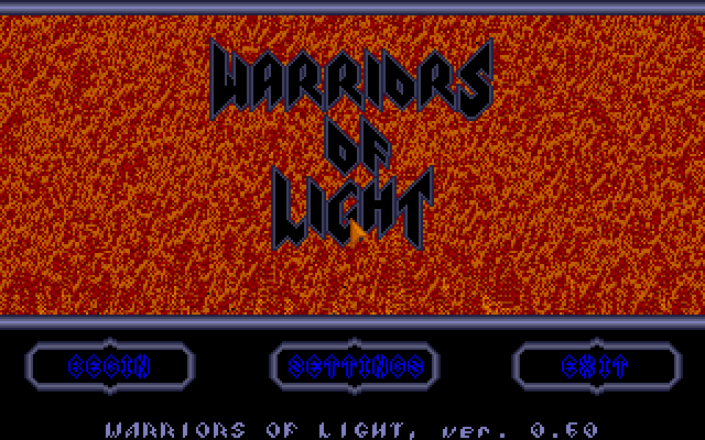 Warriors of Light atari screenshot